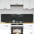 Vidaxl keukenachterwand 2 st donkergrijs 80 x 40 cm gehard glas