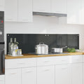 Vidaxl keuken spatscherm 2 pcs donkergrijs 90 x 40 cm gehard glas