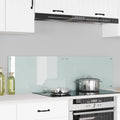 Vidaxl keuken achterwand 2 pcs wit 70 x 40 cm gehard glas
