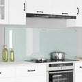 Vidaxl keuken achterwand 2 pcs wit 80 x 60 cm gehard glas