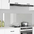 Vidaxl keuken achterwand 2 pcs doorzichtig 70 x 50 cm gehard glas