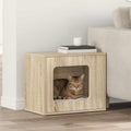 Vidaxl kattenhuis sonoma 51 x 30 x 42,5 cm bewerkt hout