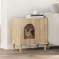 Vidaxl kattenhuis sonoma 51 x 30 x 52 cm bewerkt hout