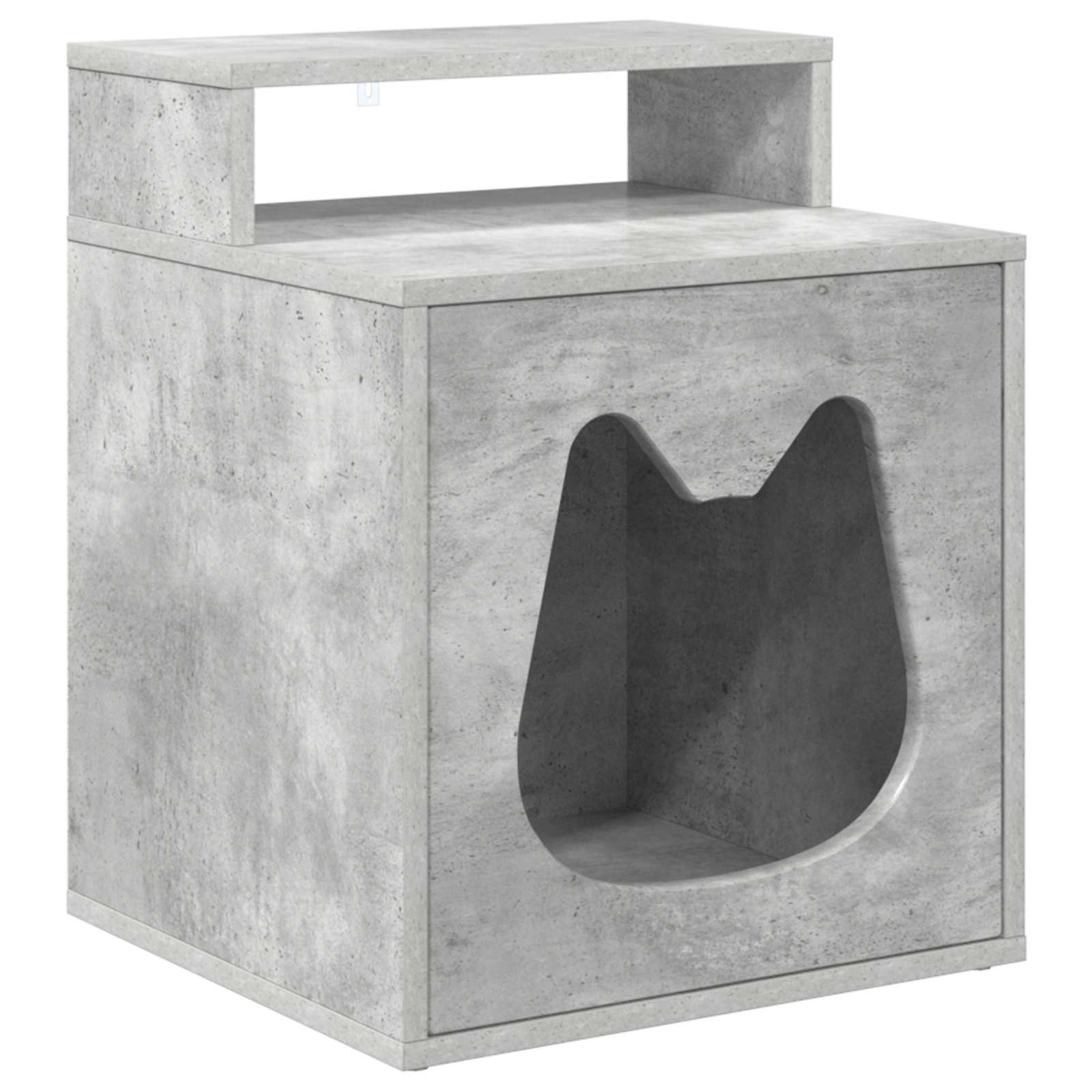 Vidaxl kattenhuis beton 42,5 x 40 x 53,5 cm bewerkt hout