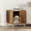 Vidaxl hondenhuis oudhout 44 x 42 x 49 cm bewerkt hout