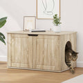 Vidaxl kattenhuis sonoma 85 x 55 x 50,5 cm bewerkt hout