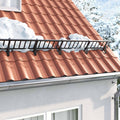 Vidaxl sneeuwbeveiligingsteun 6 pcs zwart 29,5 x 3 x 34,5 cm staal