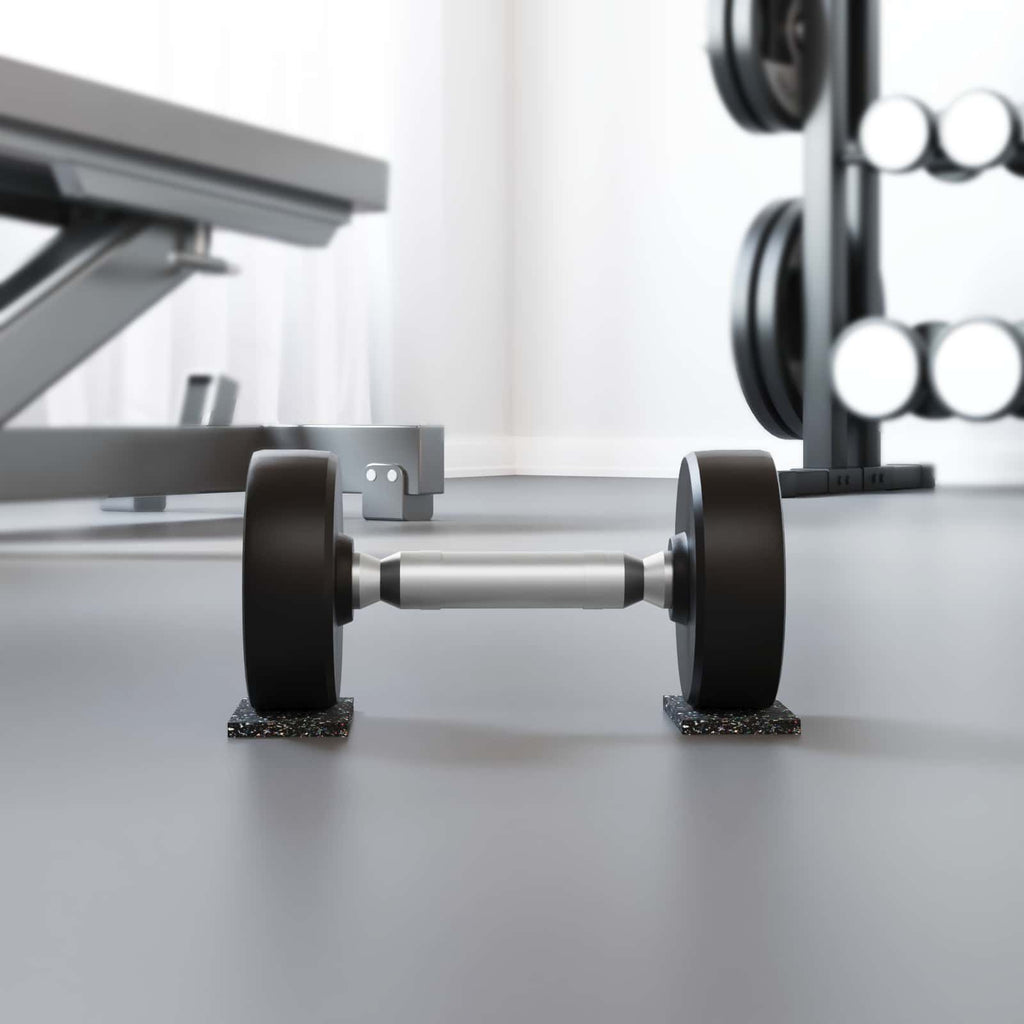 Vidaxl rubberen roller zwart 1000 x 5 x 0,3 cm rubber