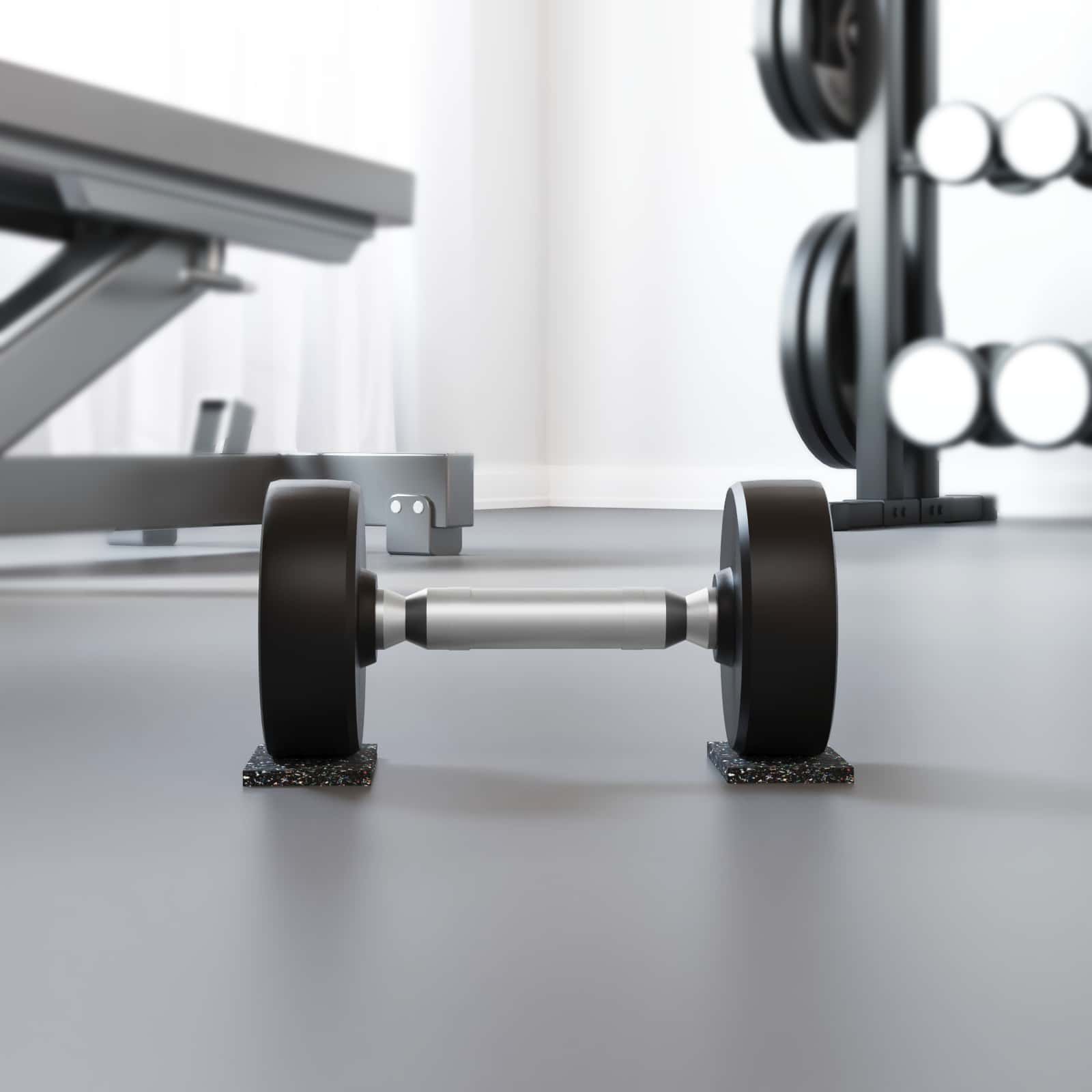 Vidaxl rubberen roller zwart 1000 x 5 x 0,3 cm rubber