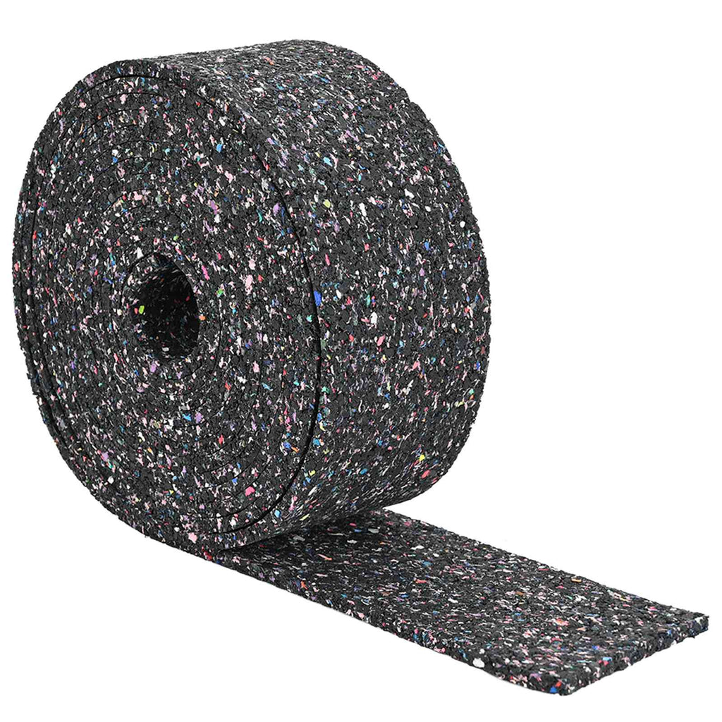 Vidaxl rubberen roller zwart rubber