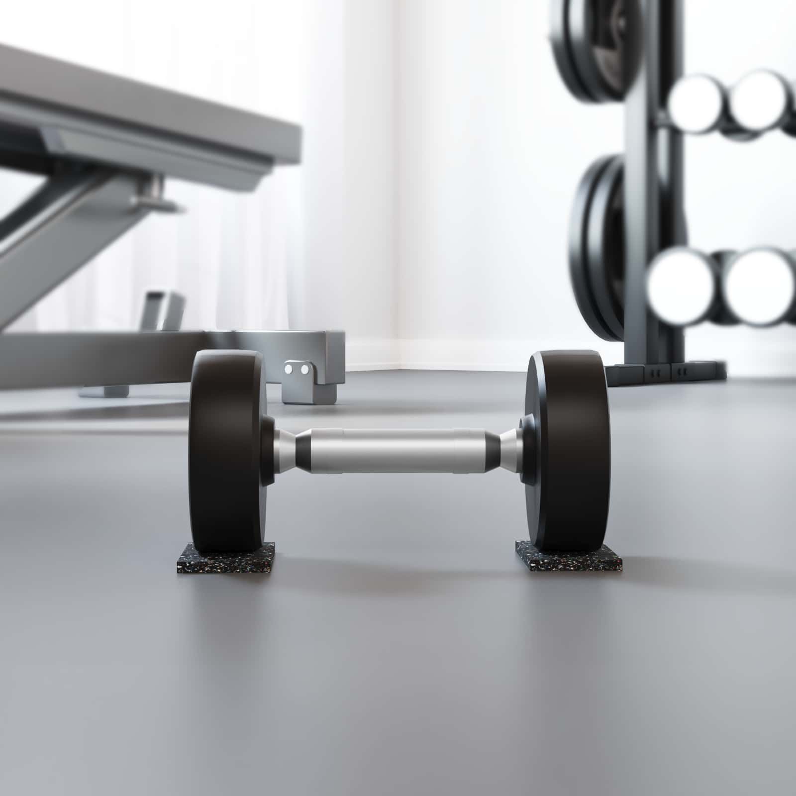 Vidaxl rubberen roller zwart 2000 x 10 x 0,6 cm rubber