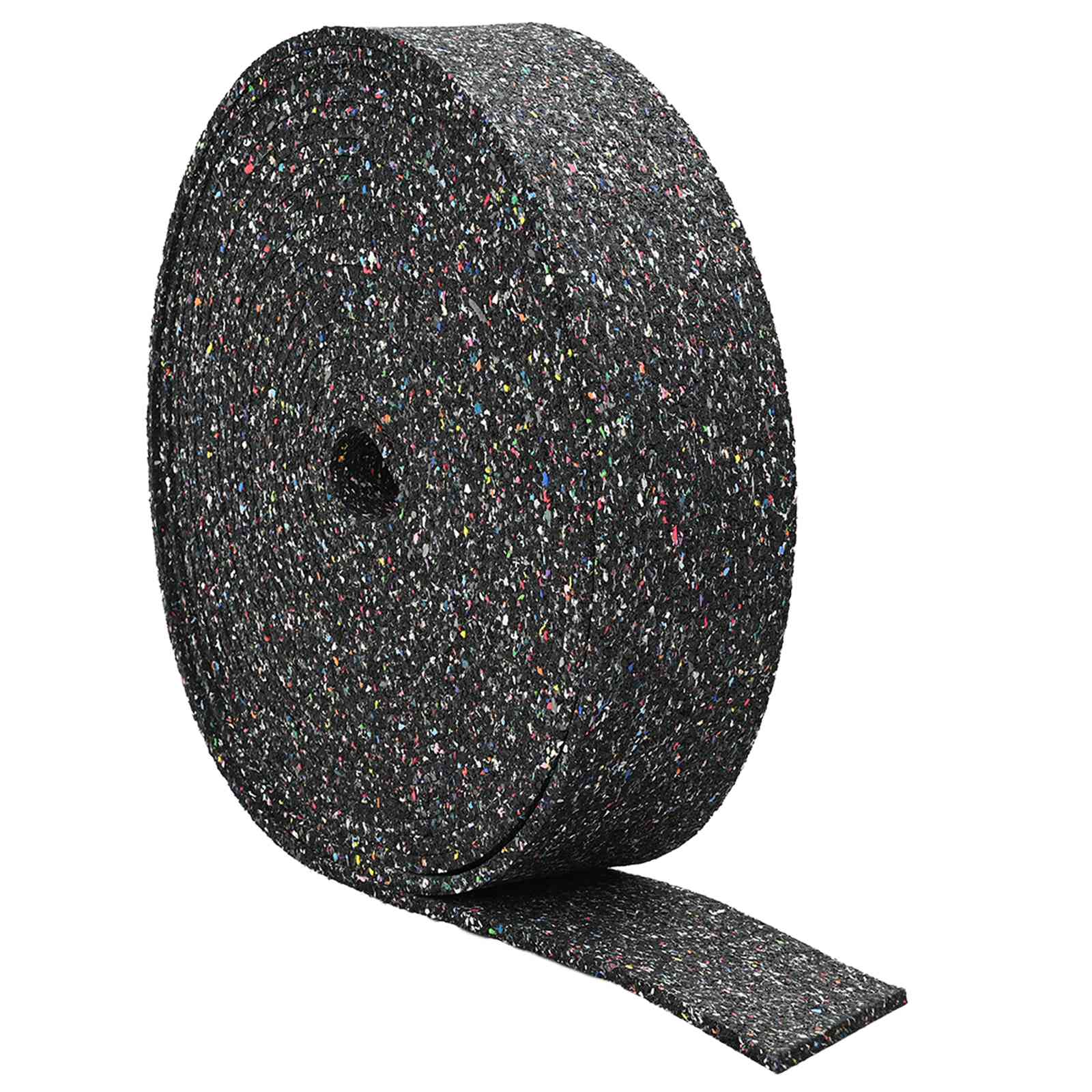 Vidaxl rubberen roller zwart 2000 x 10 x 0,6 cm rubber