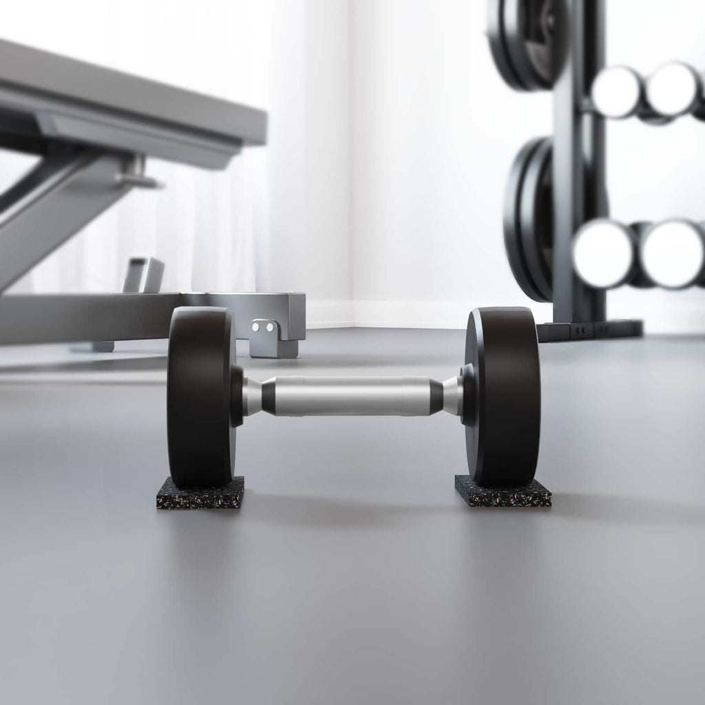 Vidaxl rubberen roller zwart 2000 x 10 x 0,8 cm rubber