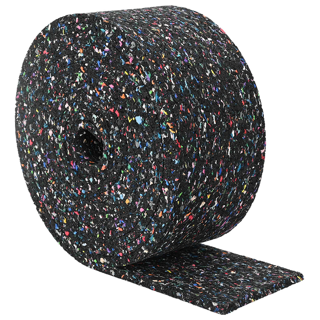Vidaxl rubberen roller zwart 2000 x 10 x 0,8 cm rubber
