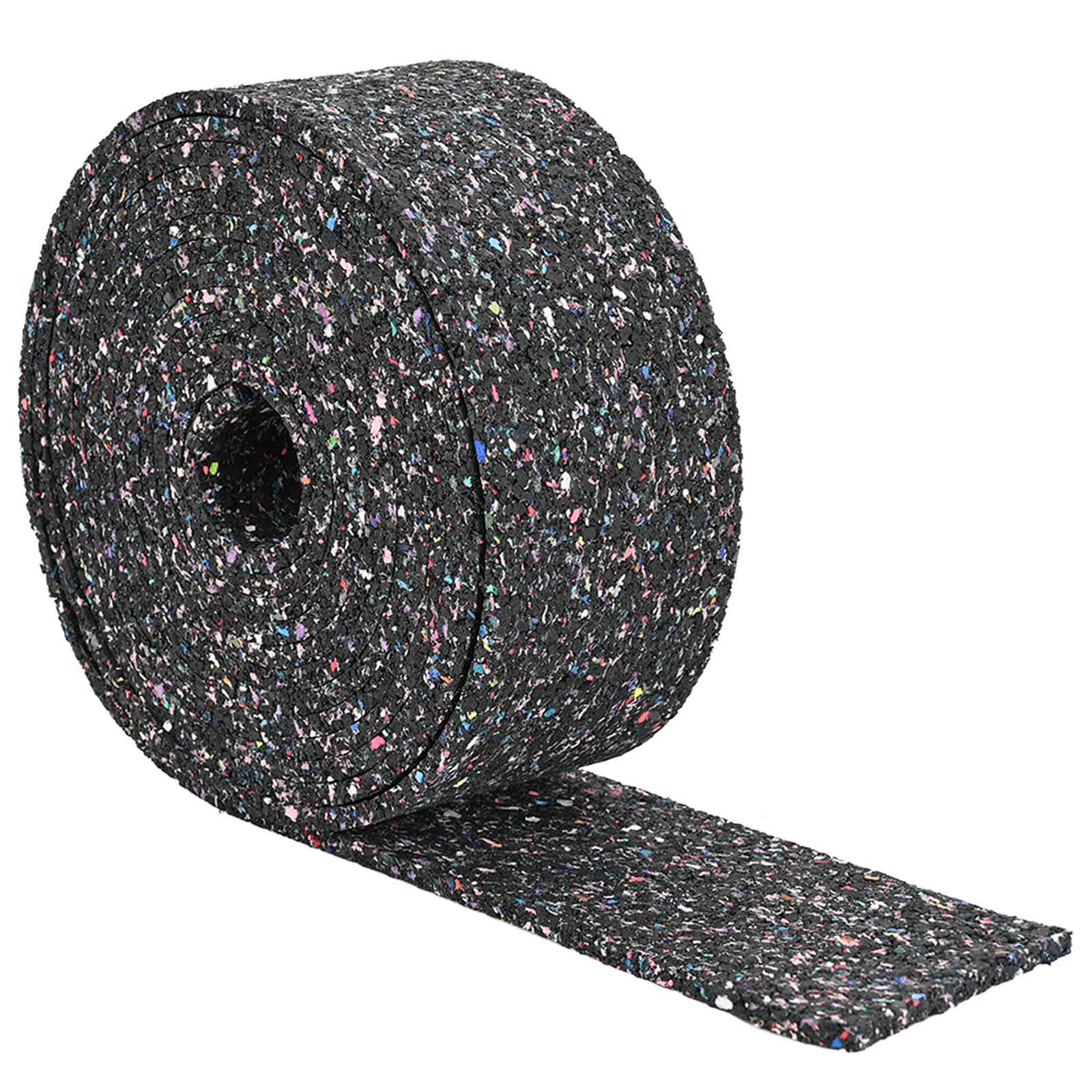Vidaxl rubberen roller zwart rubber