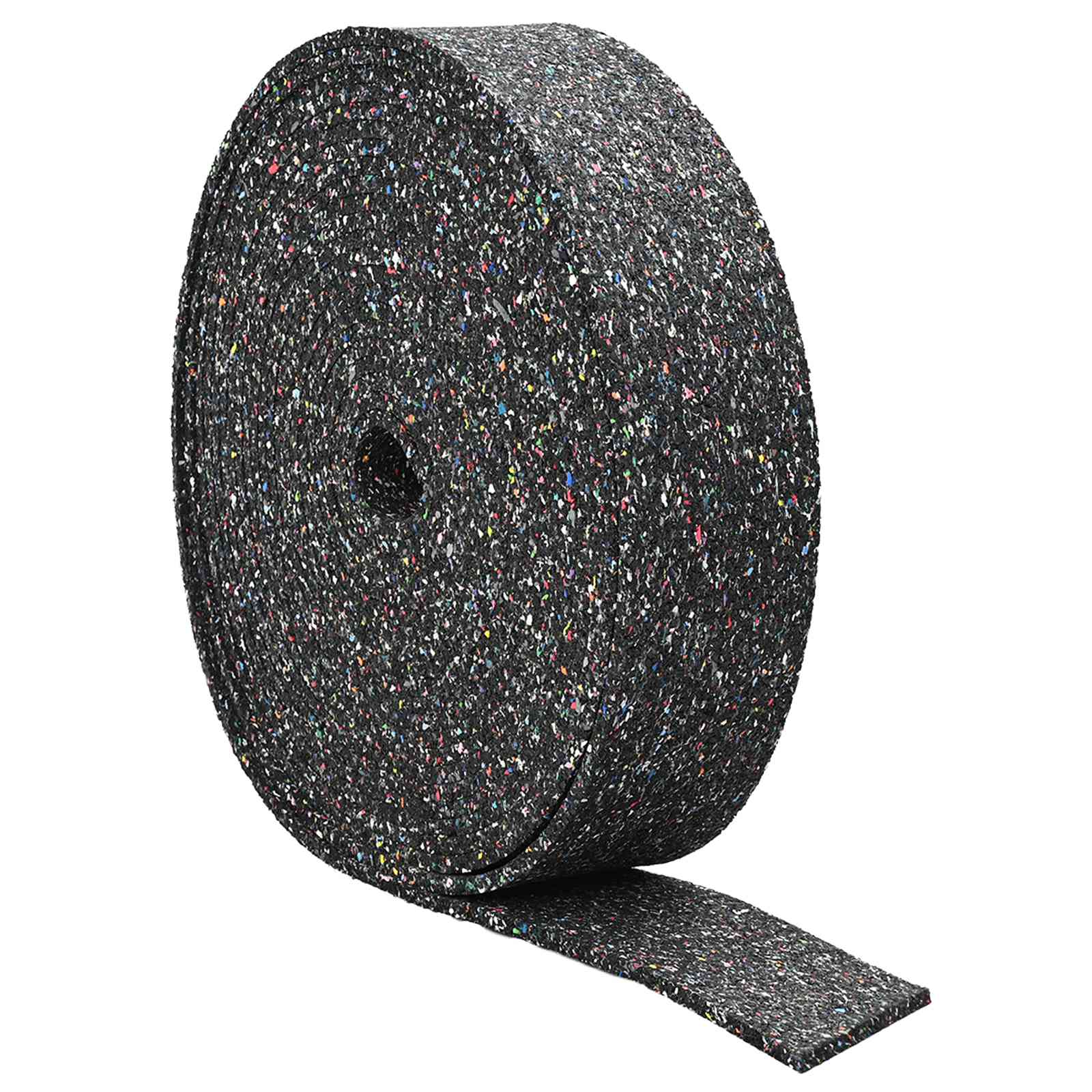 Vidaxl rubberen roller zwart rubber