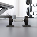 Vidaxl rubberen roller zwart rubber