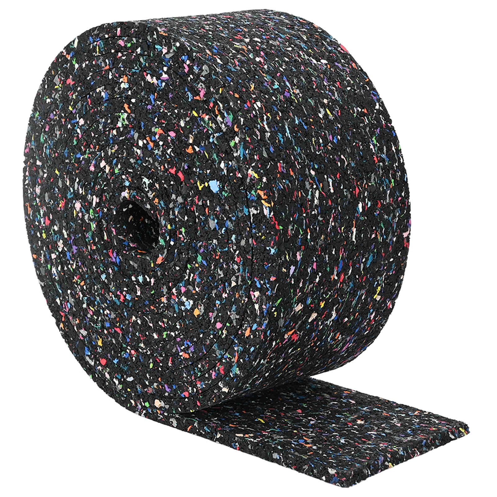 Vidaxl rubberen roller zwart rubber