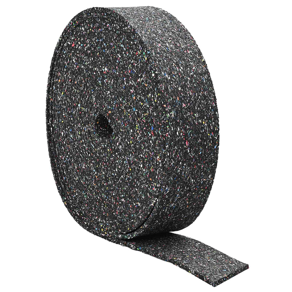 Vidaxl rubberen roller zwart rubber