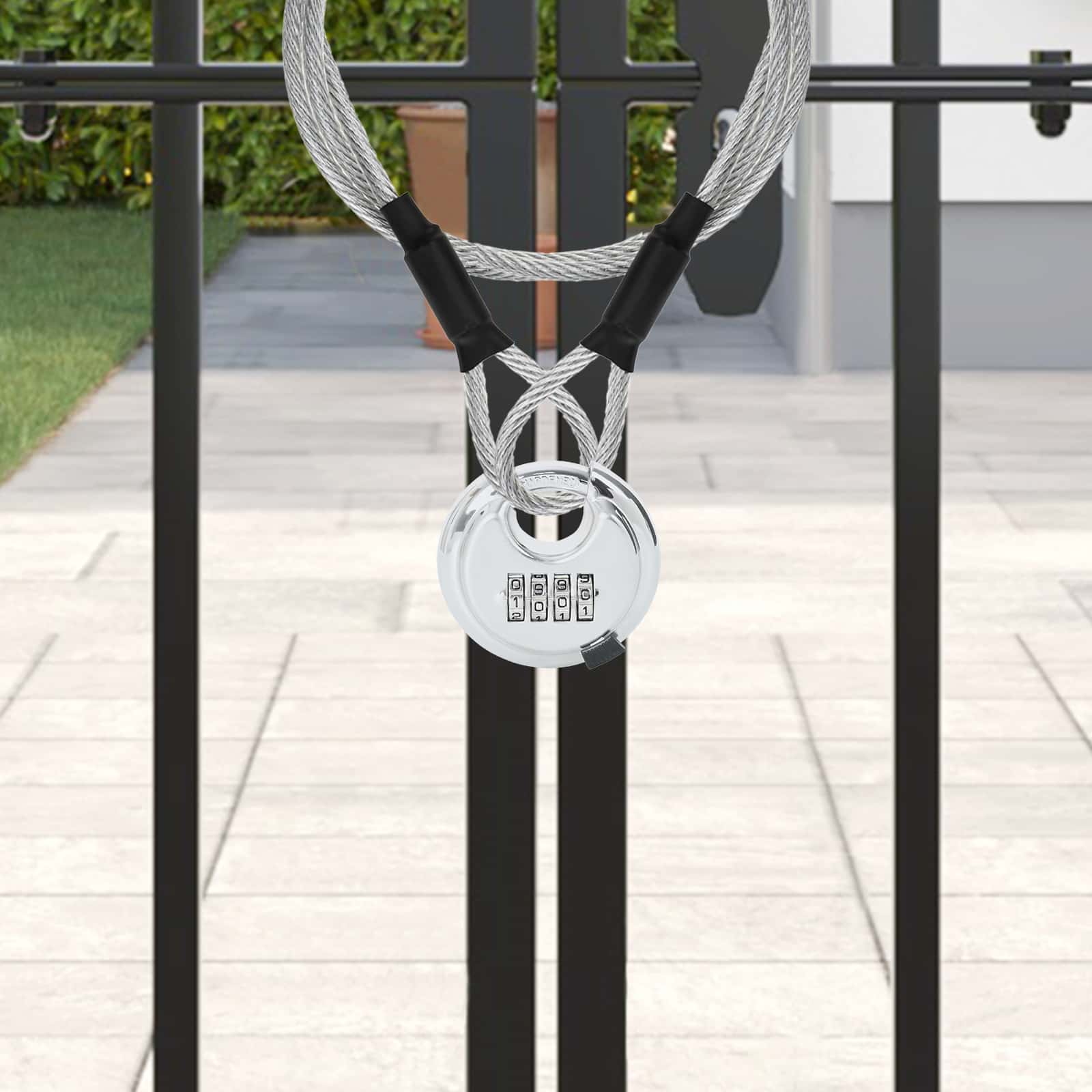 Vidaxl discusloten met sleutels 6 pcs zilver 7 x 2,3 x 7 cm