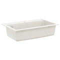 Vidaxl wasbak wit 795 x 505 mm graniet