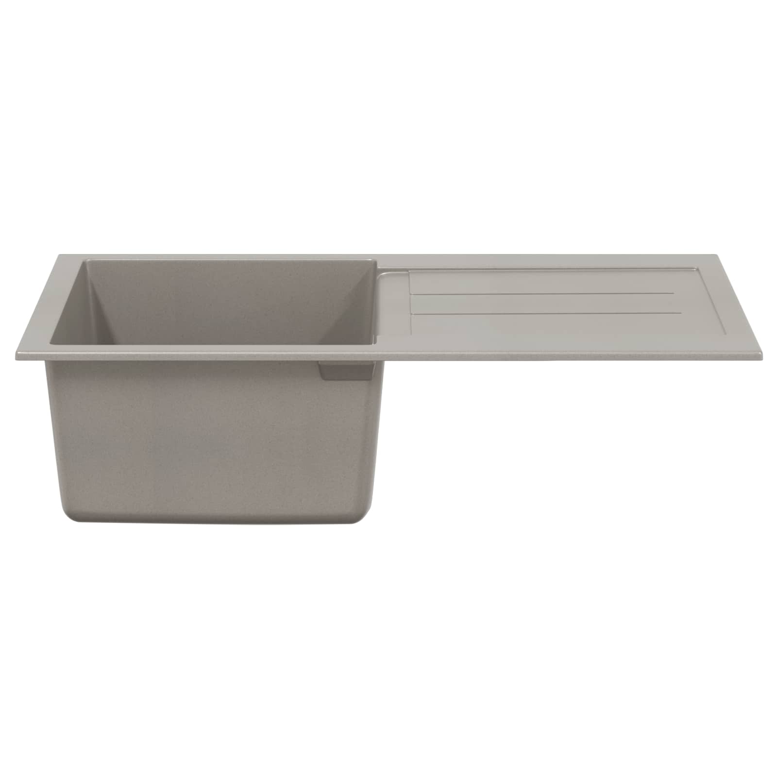 Vidaxl wasbak grijs 780 x 500 mm 80% kwarts en 20% hars