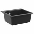 Vidaxl wasbak zwart 470 x 440 mm graniet
