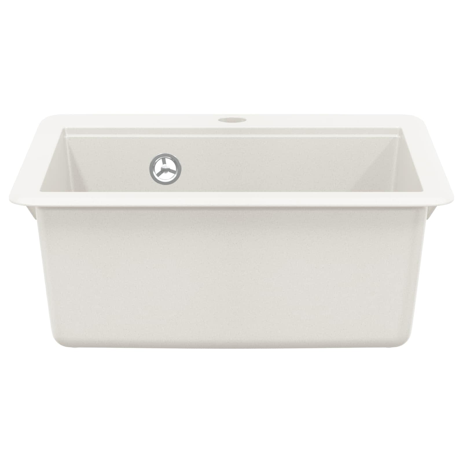 Vidaxl wasbak wit 470 x 440 mm graniet