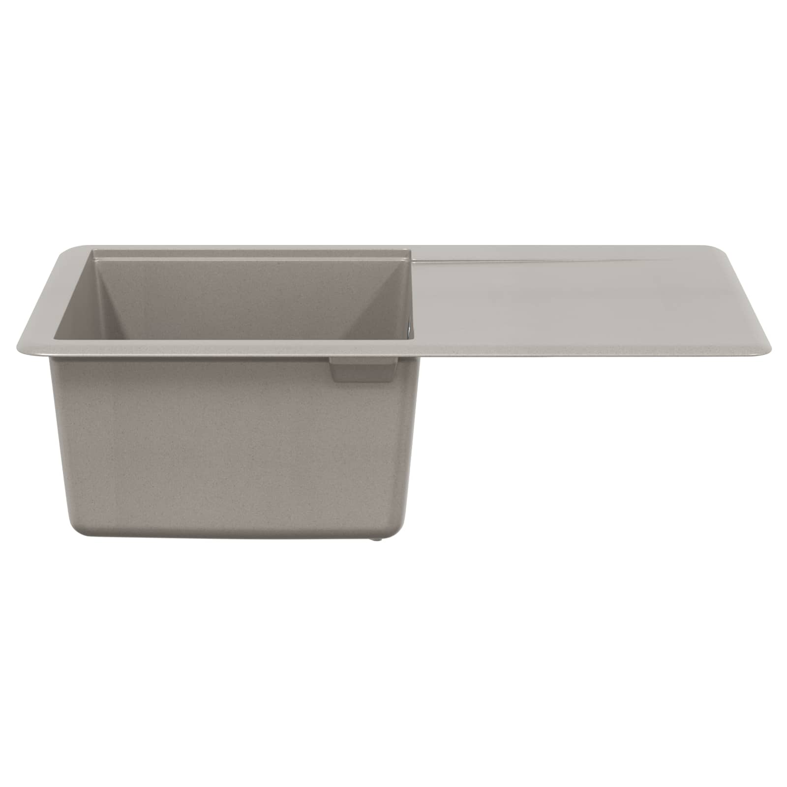 Vidaxl wasbak grijs 670 x 460 mm 80% kwarts en 20% hars