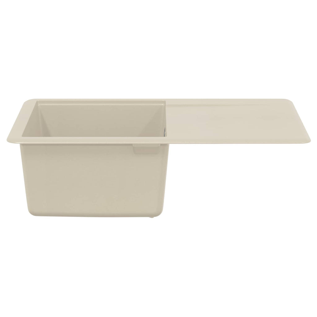 Vidaxl wasbak beige 670 x 460 mm 80% kwarts en 20% hars