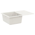 Vidaxl wasbak wit 670 x 460 mm 80% kwarts en 20% hars