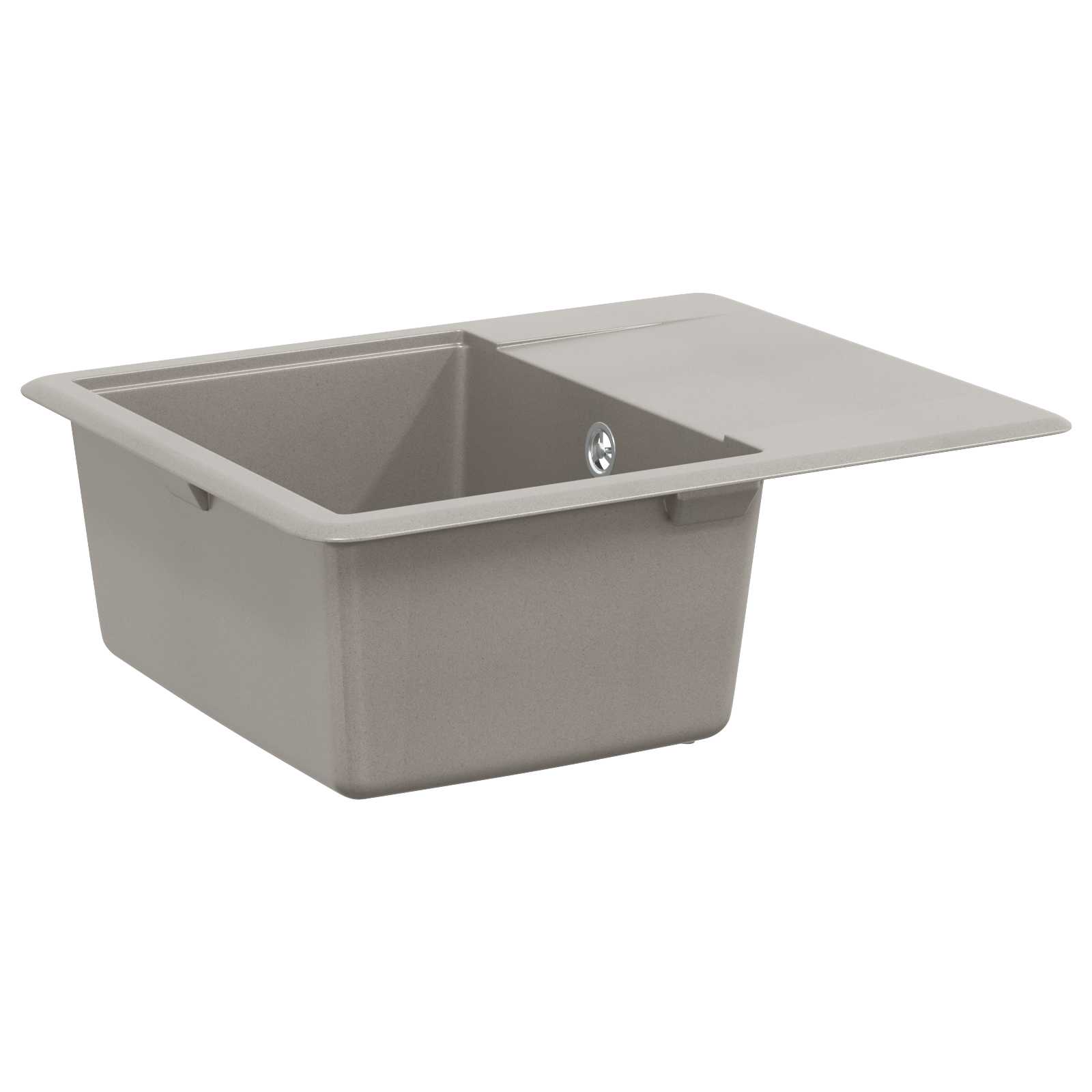 Vidaxl wasbak grijs 560 x 460 mm 80% kwarts en 20% hars