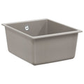 Vidaxl wasbak grijs 370 x 460 mm 80% kwarts en 20% hars