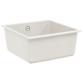 Vidaxl wasbak wit 430 x 460 mm 80% kwarts en 20% hars