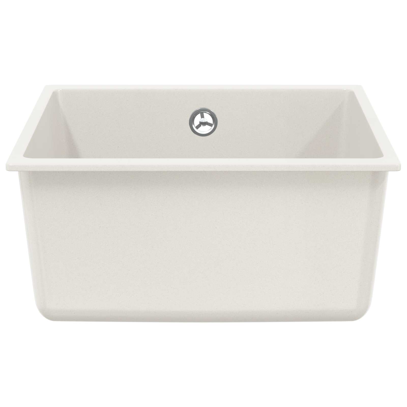 Vidaxl wasbak wit 430 x 460 mm 80% kwarts en 20% hars