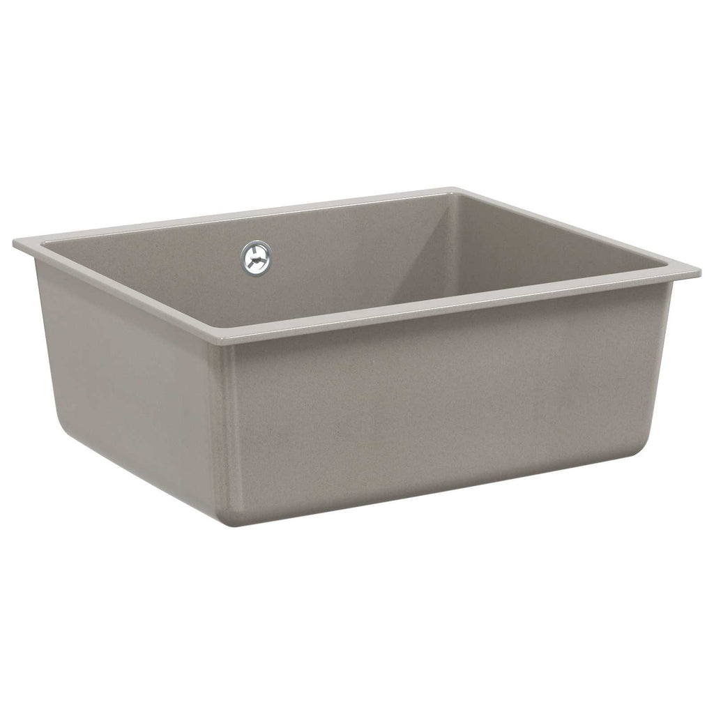 Vidaxl wasbak grijs 530 x 460 mm 80% kwarts en 20% hars