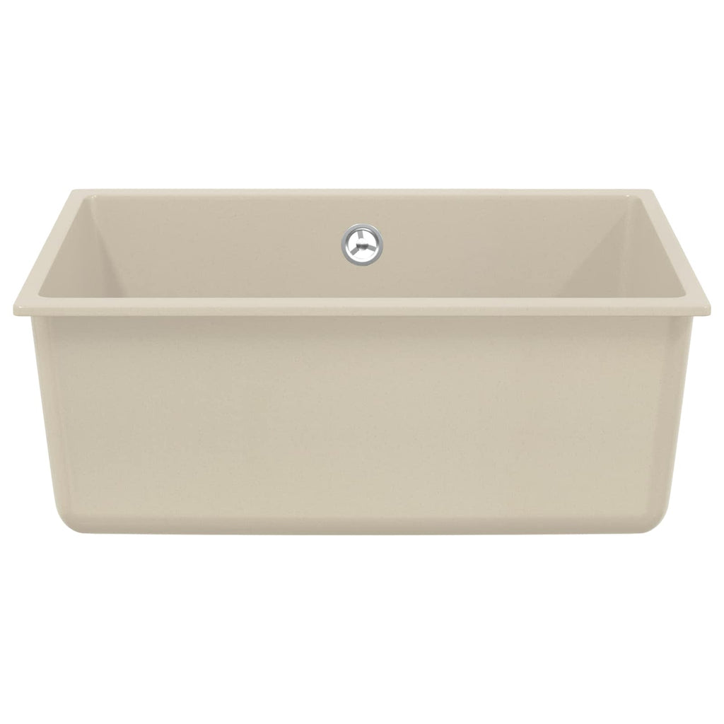 Vidaxl wasbak beige 530 x 460 mm 80% kwarts en 20% hars