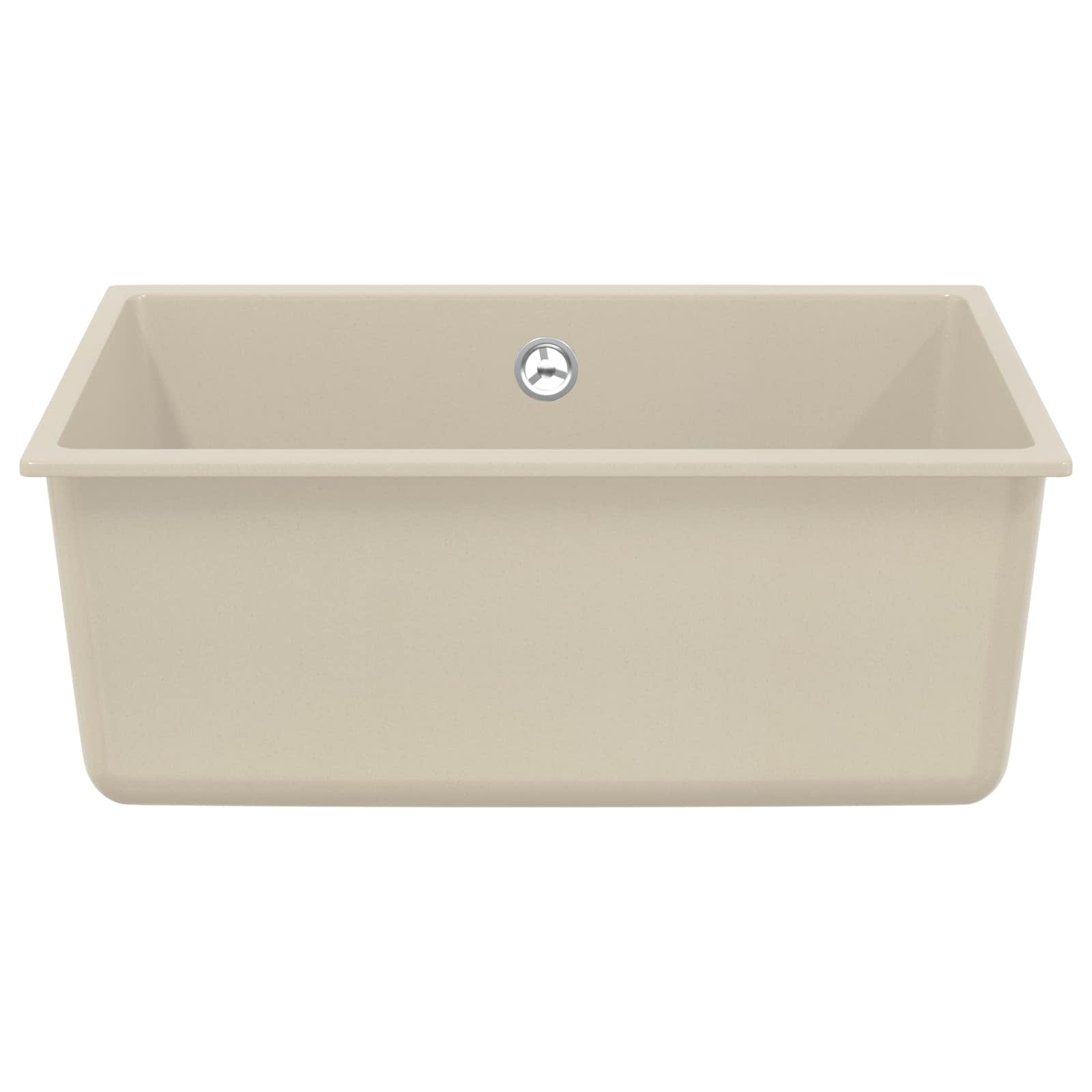 Vidaxl wasbak beige 530 x 460 mm 80% kwarts en 20% hars