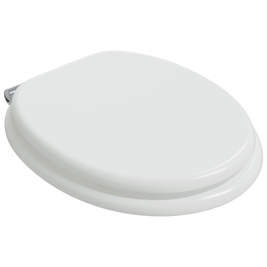 Vidaxl zachte sluit toiletbril wit 44 x 38 cm mdf-plaat