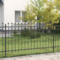 Vidaxl ringhek zwart 200 x 150 cm gepoedercoat staal