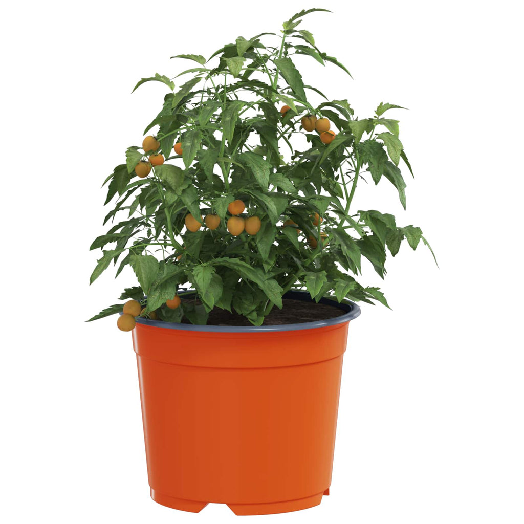 Vidaxl bloempot 100 pcs terracotta ø 15 x 12.5 cm kunststof