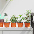 Vidaxl bloempot 200 pcs terracotta ø 15 x 12.5 cm kunststof