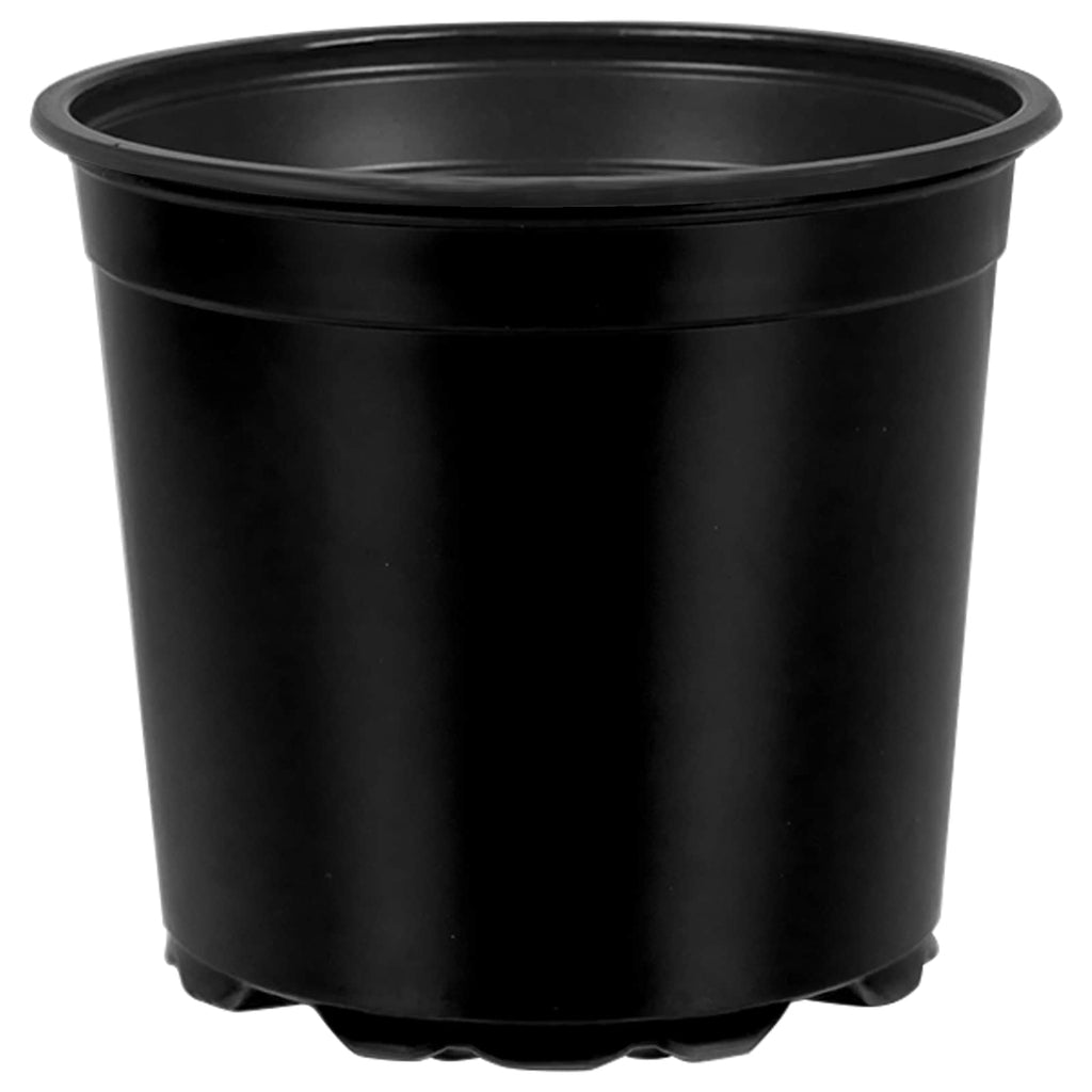 Vidaxl bloempot 100 pcs zwart ø 15 x 13 cm kunststof