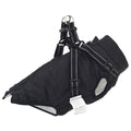 Vidaxl hondenjas met harnas zwart xl fleece en polyester