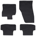Vidaxl autobodemmat 4 pcs zwart vw t-roc tpe