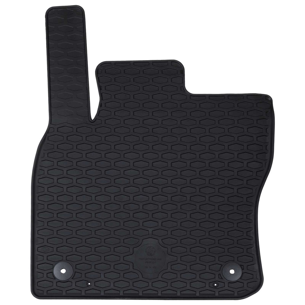Vidaxl autobodemmat 4 pcs zwart vw tiguan , voor touran tpe