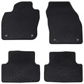 Vidaxl autobodemmat 4 pcs zwart vw t-cross tpe