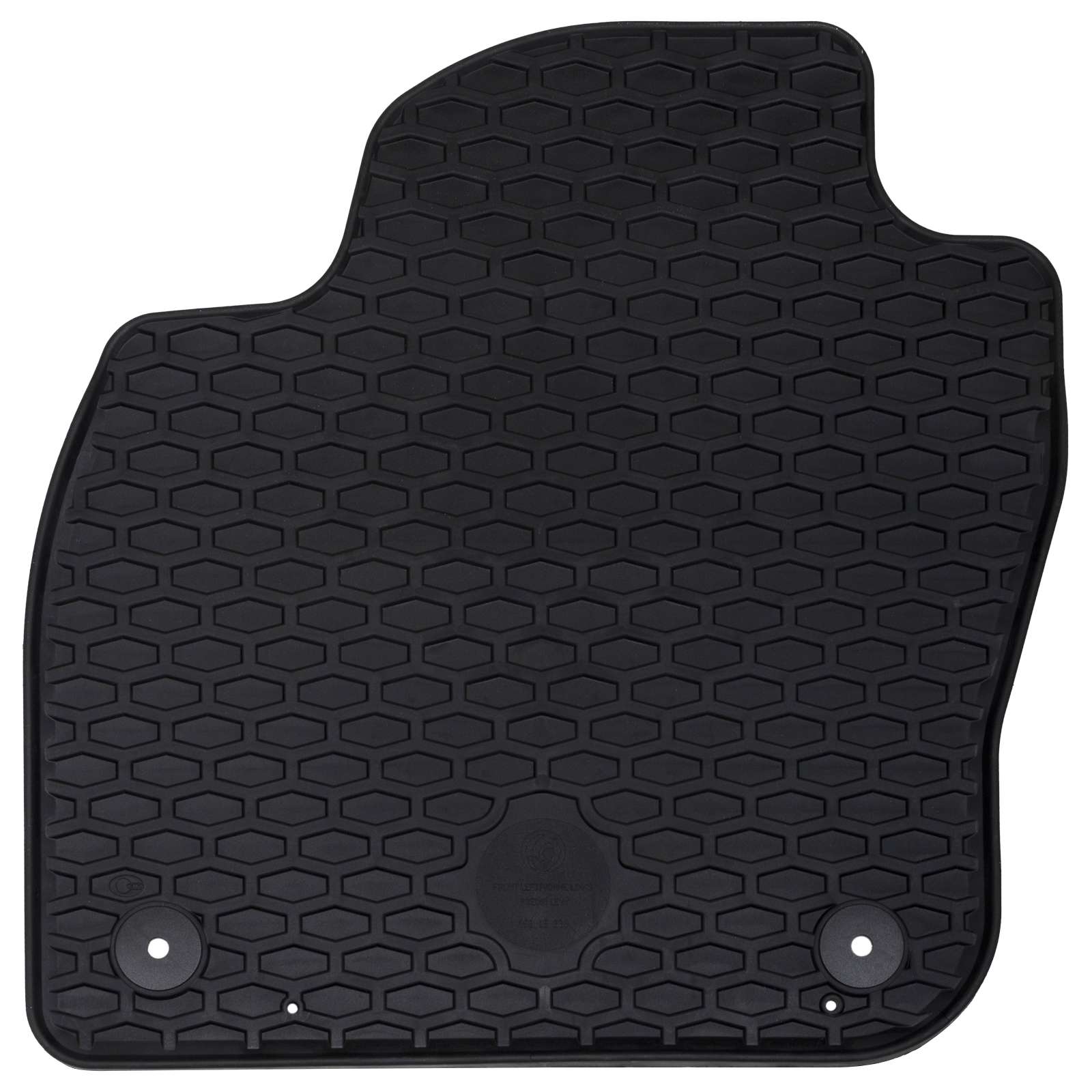 Vidaxl autobodemmat 4 pcs zwart vw t-cross tpe