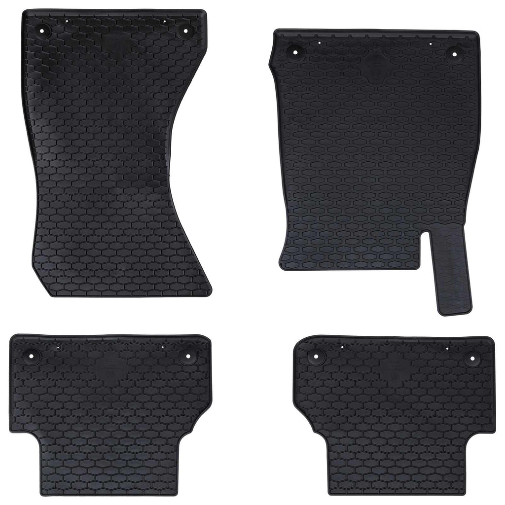 Vidaxl autobodemmat 4 pcs zwart geschikt voor audi a4 b9 , a5 b9 tpe