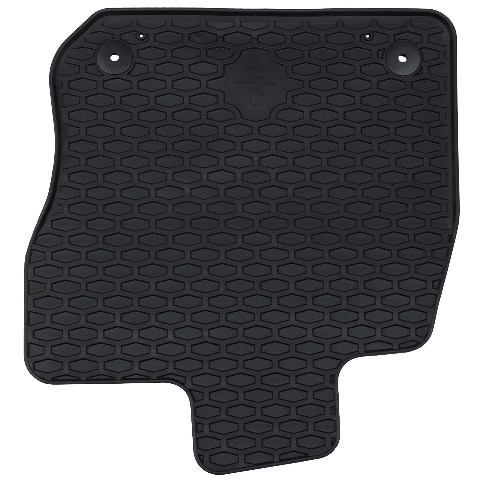 Vidaxl autobodemmat 4 pcs zwart vw golf viii mhev rubber